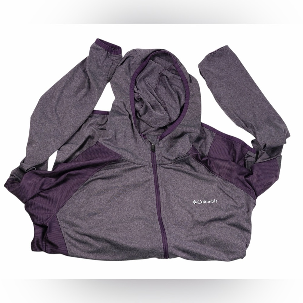 Columbia Women’s Hooded Performance Jacket – Plum Purple – Size L - Picture 11 of 17